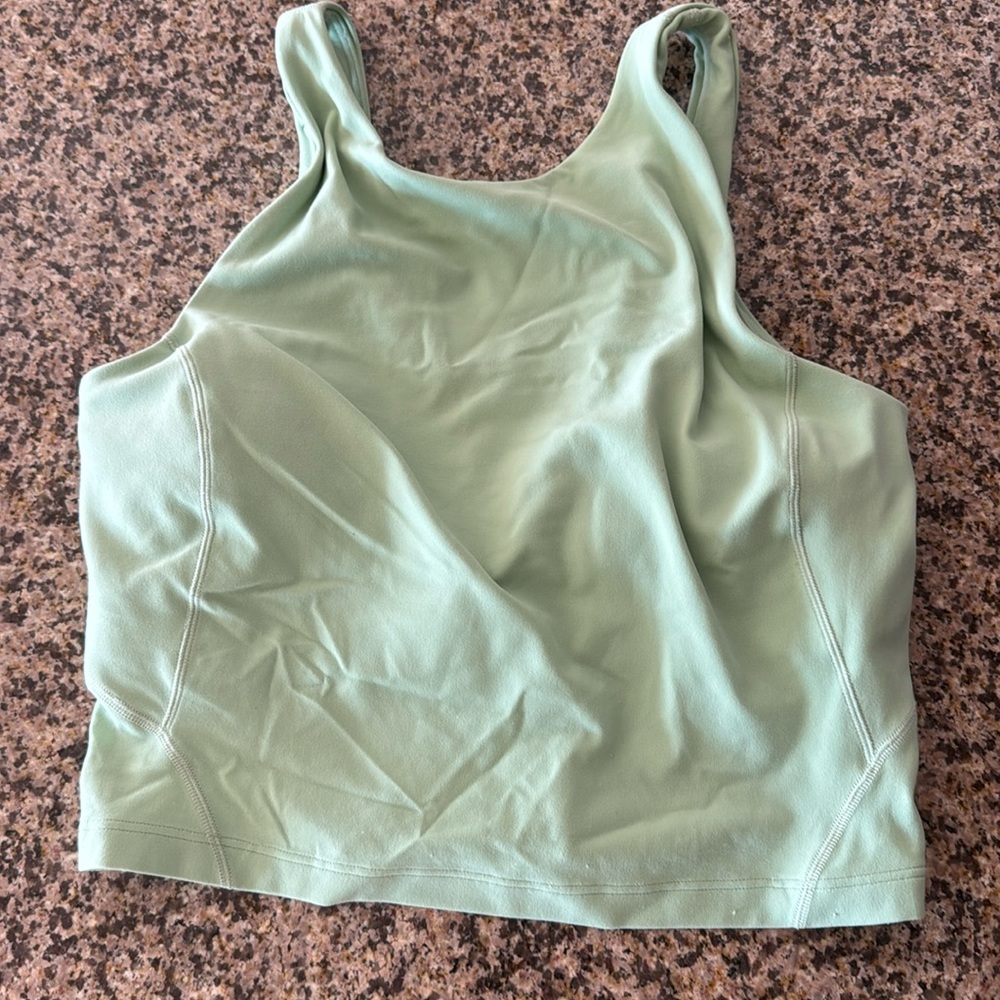 LULULEMON KOHLRABI GREEN WUNDER TRAIN RACERBACK TANK